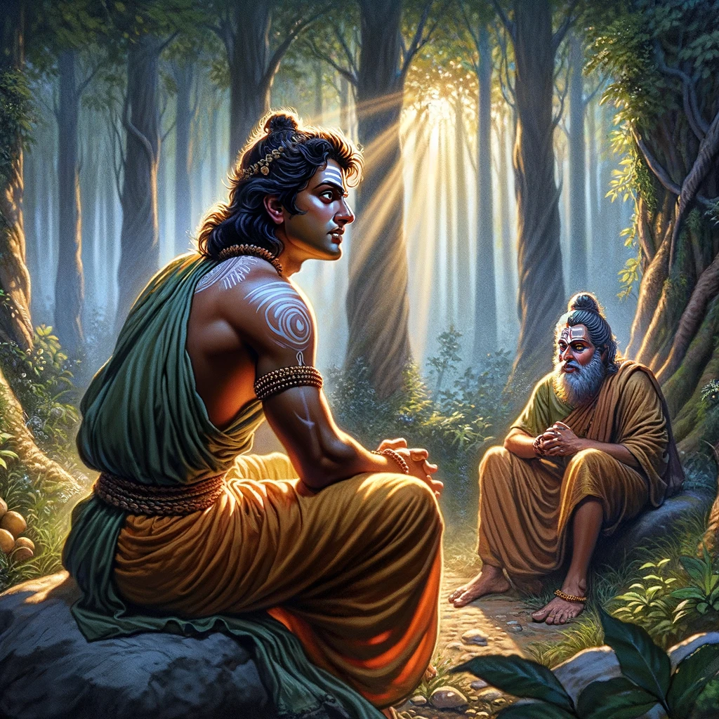 Bharata Decides to Become an Ascetic